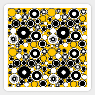 abstract retro pop art design Sticker